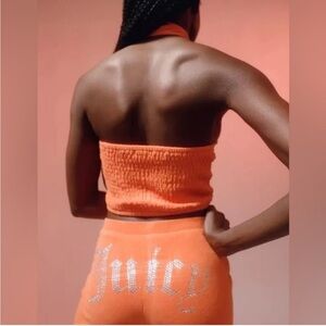 juicy couture y2k terry cloth flared pants